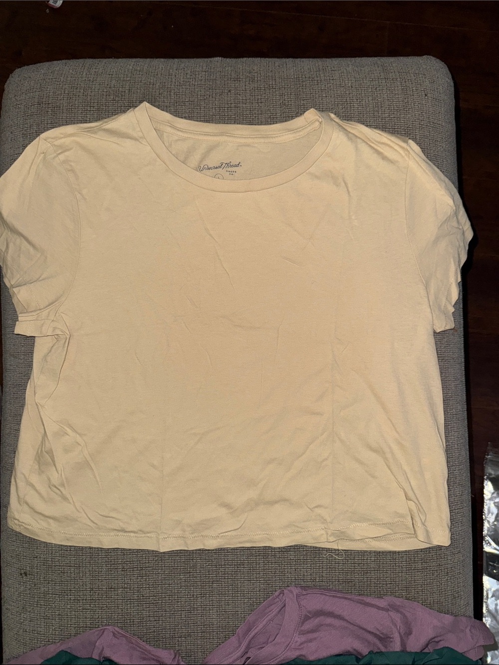 Everyday Crewneck Tee - Cream - Unbranded